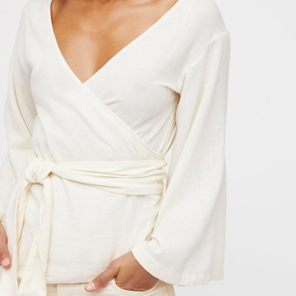 Free People beach top wrap